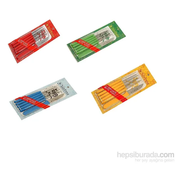 Sürbısa 61007 Beyaz 6'lı Meyve Bıçağı