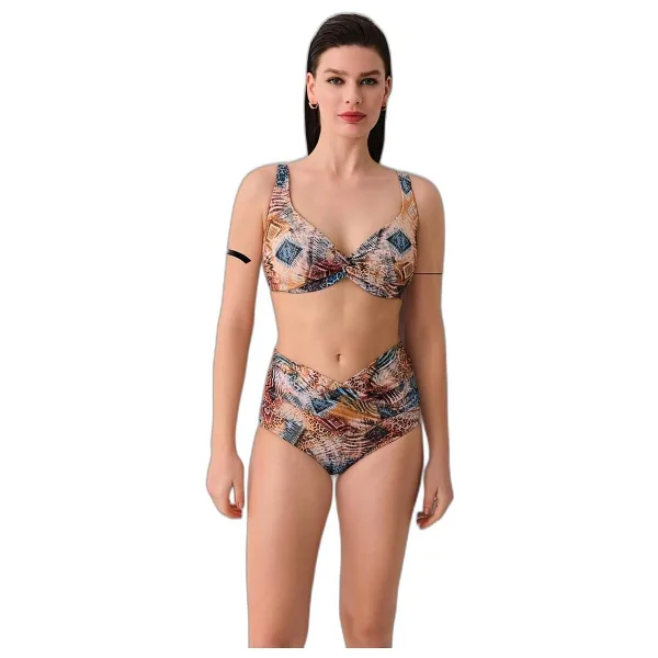 Suwen Freya Önü Burgulu Bikini Üst