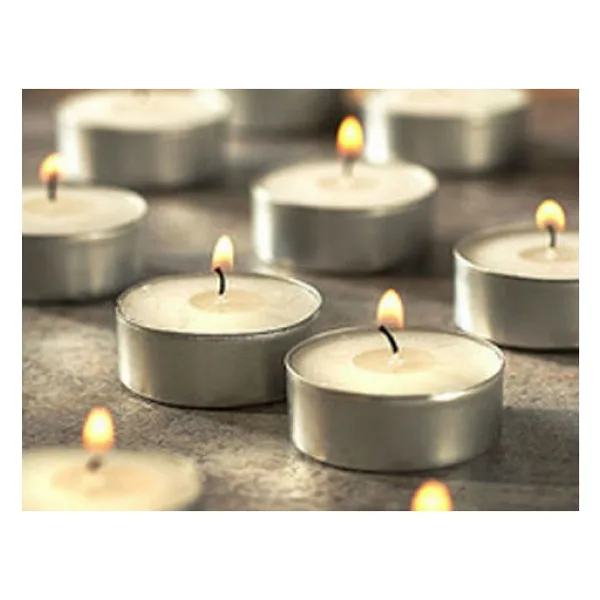 Tam İthalat Tealight Mum 100'LÜ Paket - Beyaz - 100 Adet