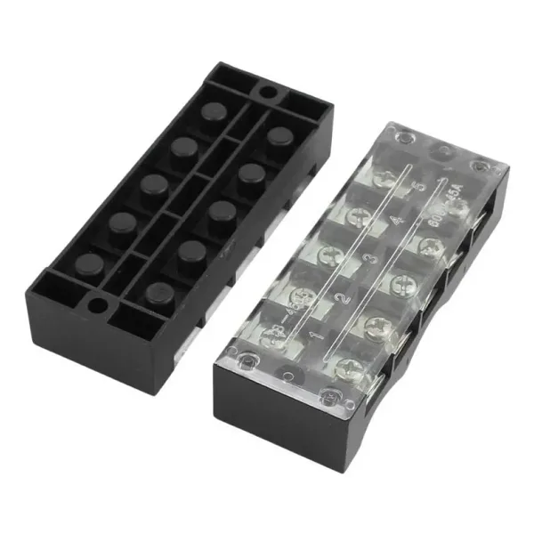 TB-4505 5P Çift Sıra Terminal Blok - 600V 45A
