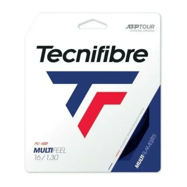 Tecnifibre Multifeel 16/1.30 Siyah Tekli Kordaj 02Gmu130xb