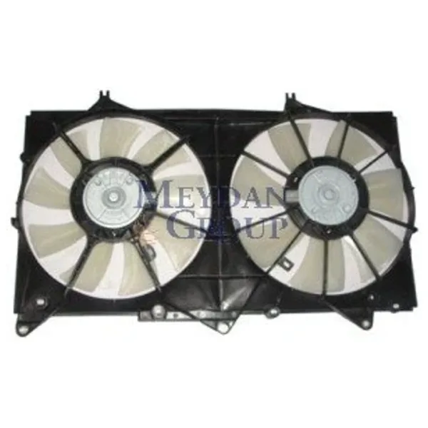 Toyota Camry 01/04 Radyatör ve Klima Fan Davlumbazı Çiftli Komple (9+7 Kanat)