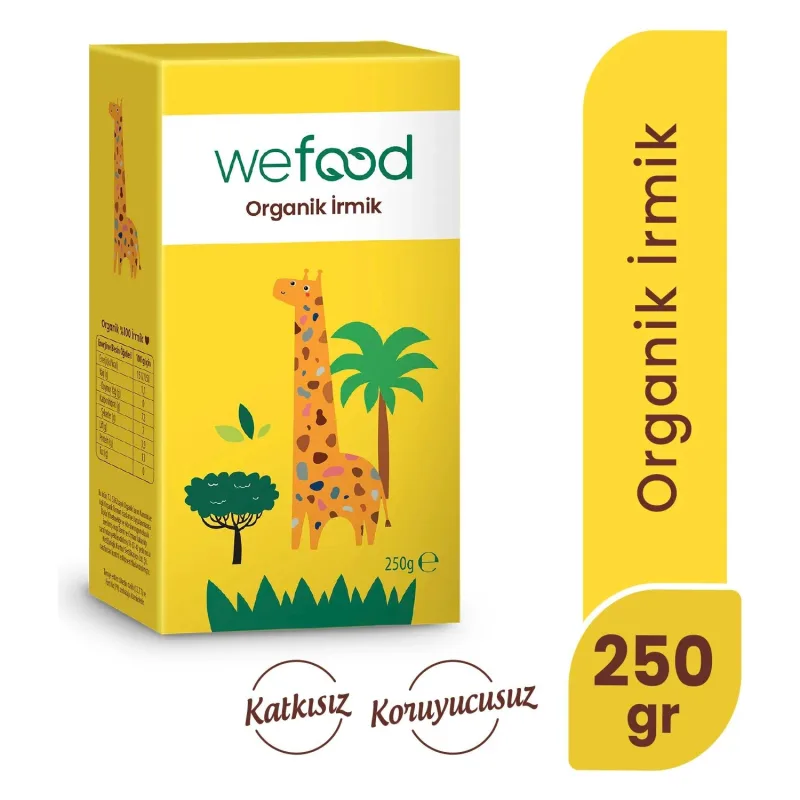 Wefood Kids Organik Bebek İrmiği 250 gr