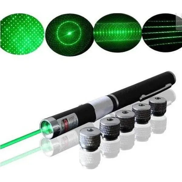 Yeşil Lazer Pointer USB Şarjlı 5 km Etki Alanı! (4887)