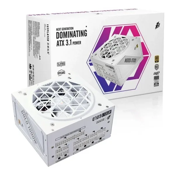 1St Player NDCP Gold HA-1000BA4 Gen5.1 1000 W Beyaz Power Supply