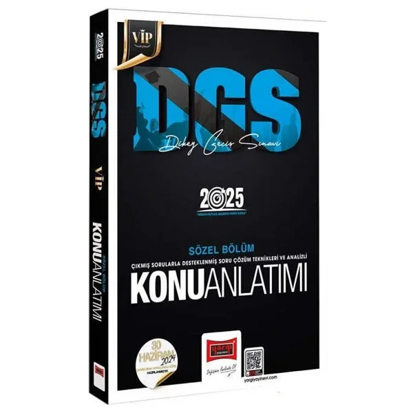 2025 Dgs Vıp Sözel Bölüm Konu Anlatımı Yargı Yayınları