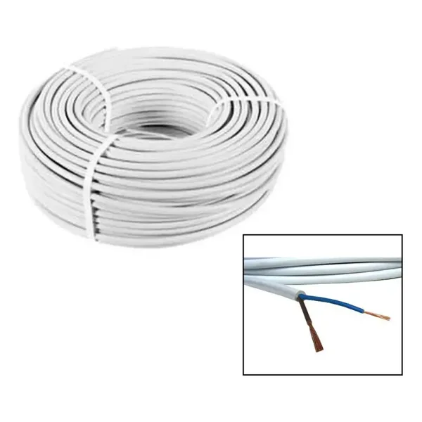 2x1.5mm Ttr Kablo 100mt Cca Kablo H05 W-f