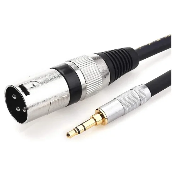 3.5 Mm Stereo To Xlr Erkek Kablo 1.5 Metre