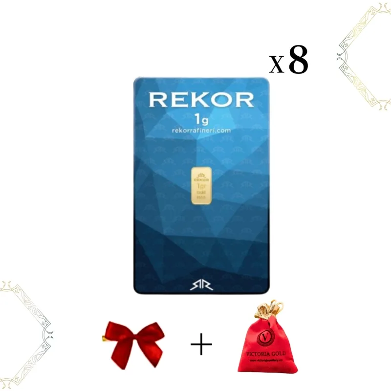 8'li 1 gr 24 Ayar Gram Altın