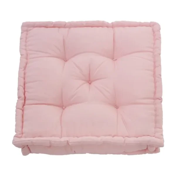 Aida Concept Fransız Yer Minderi 60x60 Puf Pembe