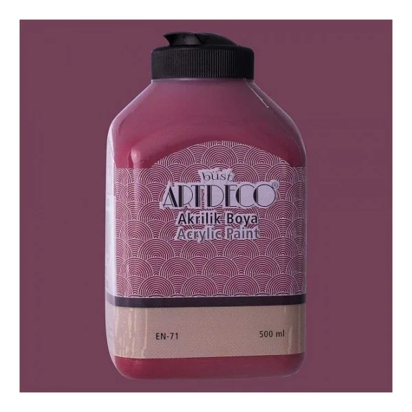 Artdeco 500 ml 3643 Bordo Akrilik Boya