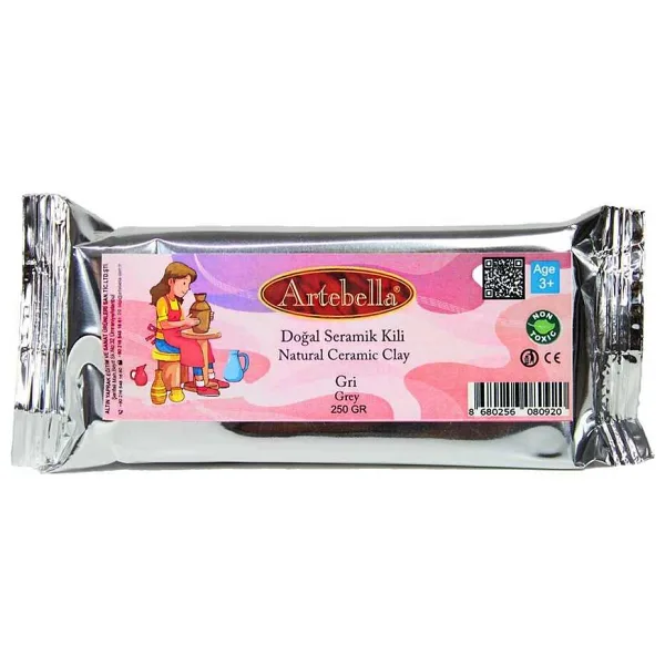 Artebella Doğal Seramik Kili Beyaz 250gr