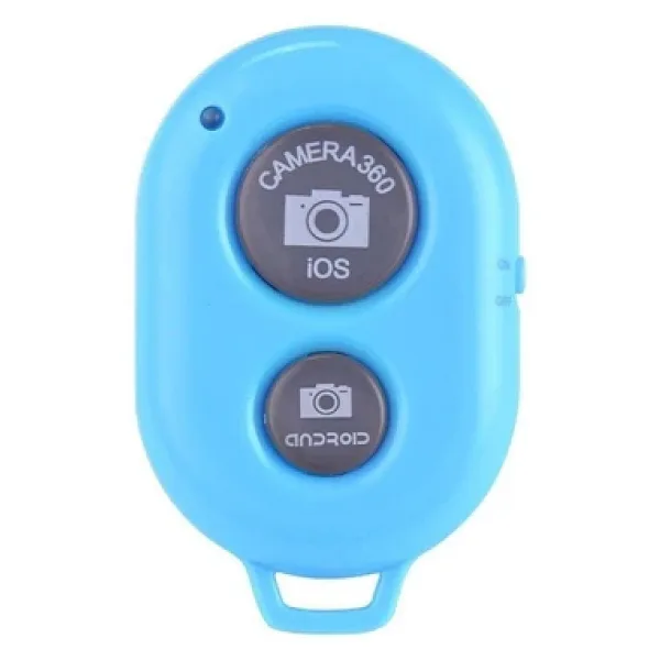 Asfal Bluetooth Uzaktan Kumanda Pilli Tüm Telefonlara Uyumlu Video Selfie Ve Fotoğraf Çekme Mavi