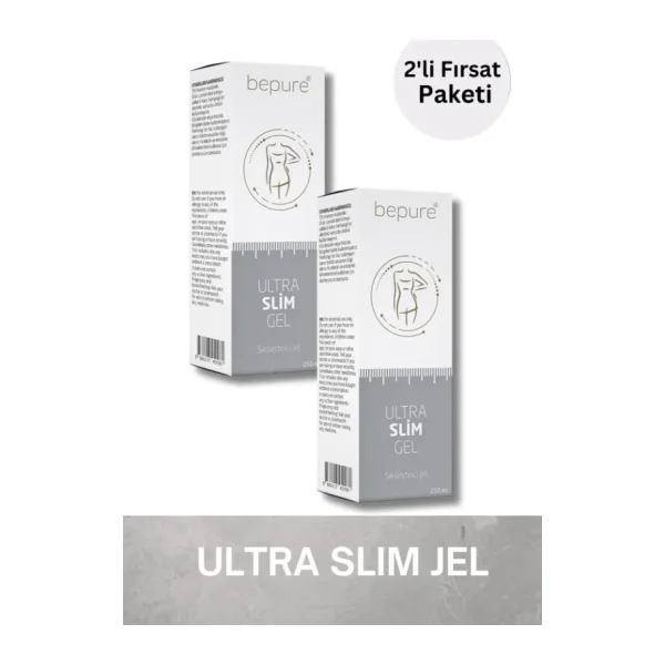 Bepure Sıkılaştırıcı Jel, Selülit Ve Çatlak Giderici Ultra Slim Jel 500ml (2X250ML)