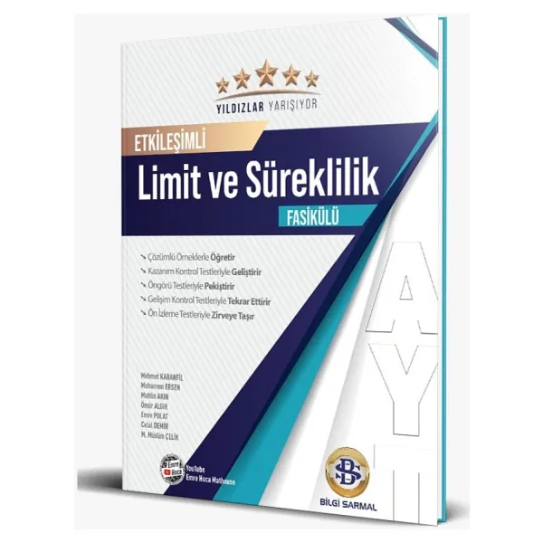 Bilgi Sarmal Yayınları AYT Limit ve Süreklilik Yıldızlar Yarışıyor Etkileşimli Fasikülü