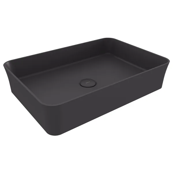 Bocchi Sottile Slim Line 1476-020-0125 55 cm Mat Antrasit Tezgah Üstü Lavabo