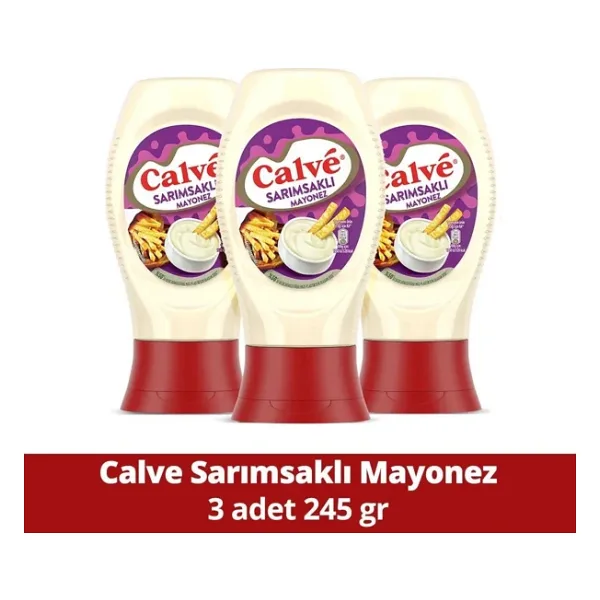 Calve Sarımsaklı Mayonez X 3 Adet