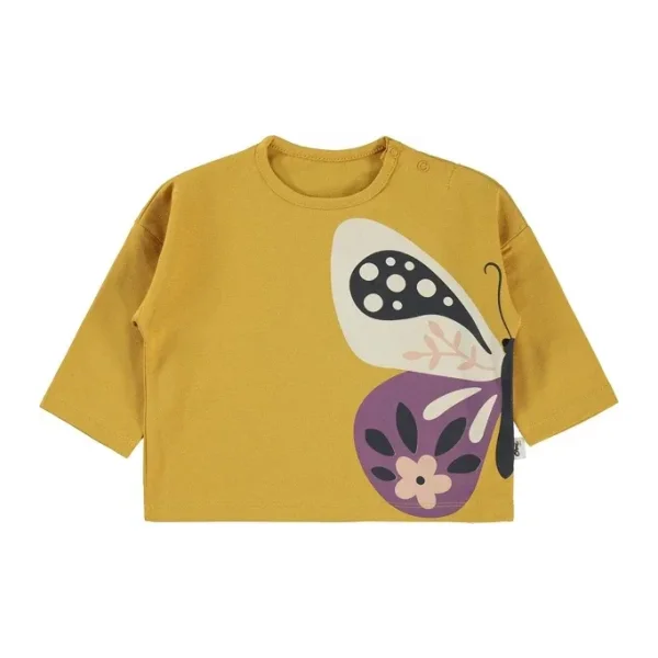 Civil Baby Kız Bebek Sweatshirt 6-18 Ay Hardal Hardal