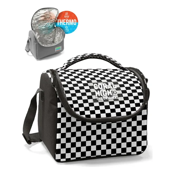 Coral High 22777 Dama Desenli Termoslu Beslenme Çantası