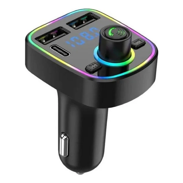 Cosmostech Car C2 Araç Fm Transmitter 5.3 Bluetooth Araç Kiti Hızlı Şarj Qc 3.1 Çift USB ve TYPE-C Mp3 Sd Kart Çakmaklık Girişli Oto Müzik Çalar
