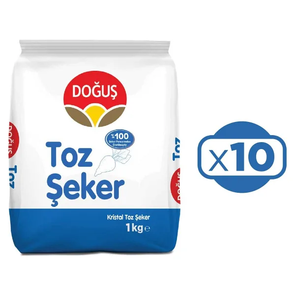 Doğuş Toz Şeker 1000 gr 10'lu