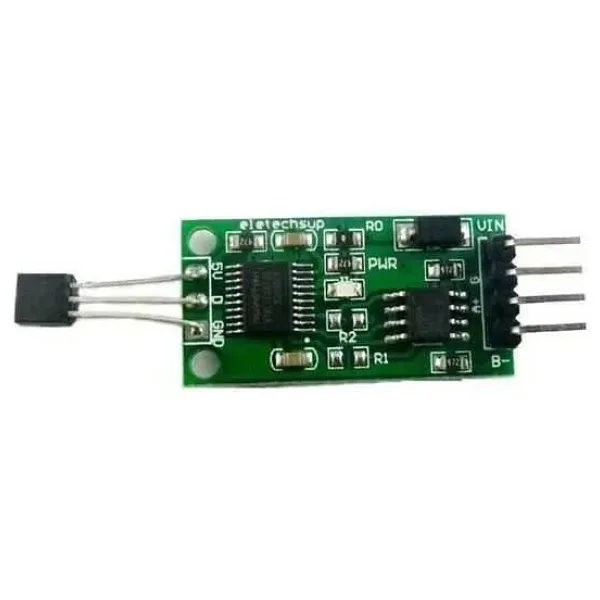 DS18B20 12V RS485 Sıcaklık Sensör Modülü