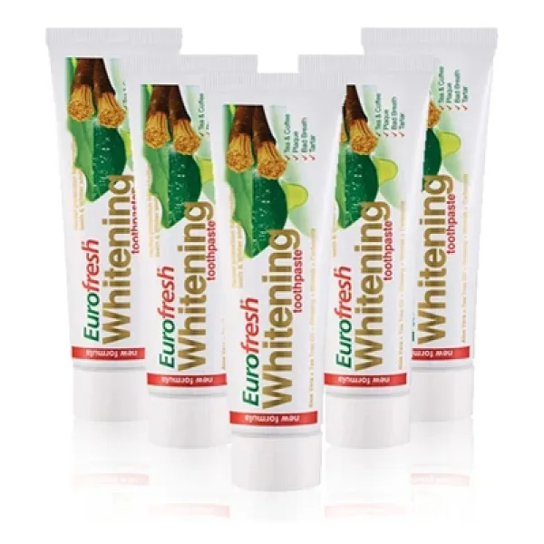 Eurofresh Misvaklı Beyazlatıcı Diş Macunu 112GR x 5 Adet