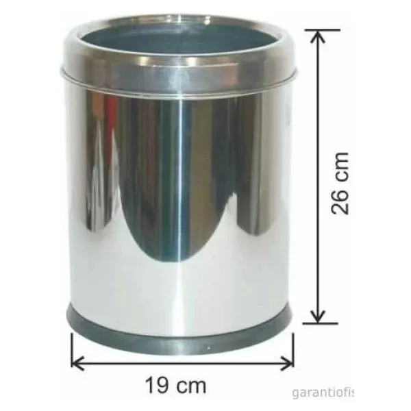 Garanti Metal 1433 Çemberli Çöp Kovası (5 Litre)