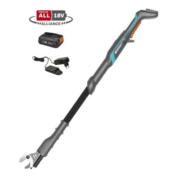 Gardena 14772-20 Akülü Yüksek Dal Makası Easycut 110/18v P4a Set