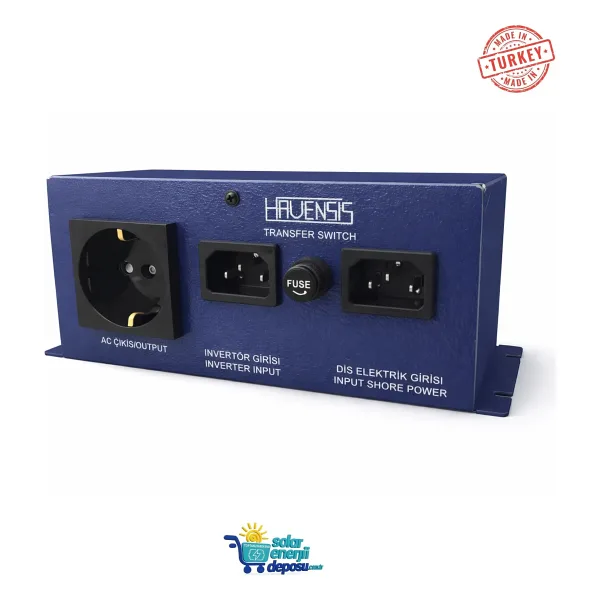 Havensis Hts-230-15A Otomatik Transfer Switch - 230V İnverter Şebeke Geçiş Modülü