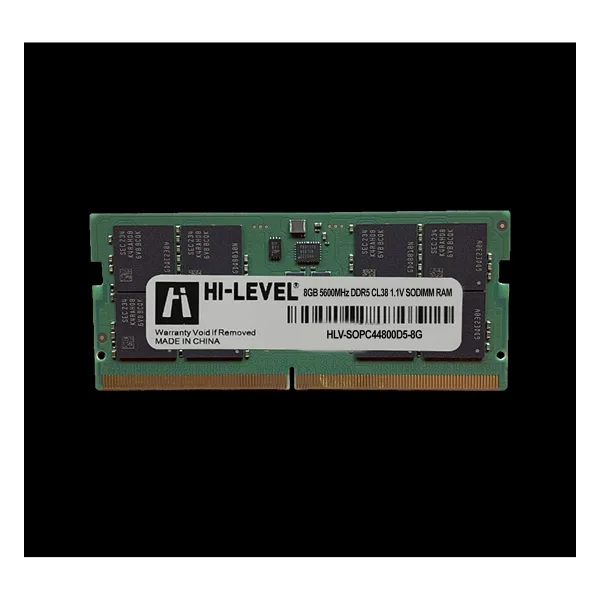 Hi-Level 8 GB 5600 Mhz DDR5 CL38 HLV-SOPC44800D5-8G Ram