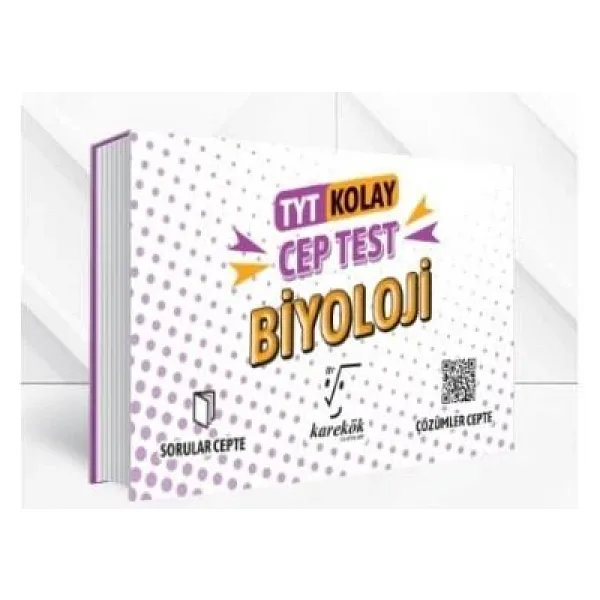 Karekök Yayınları TYT Biyoloji Cep Test Kolay