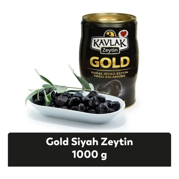 Kavlak Gold 1 kg Gemlik Siyah Zeytin