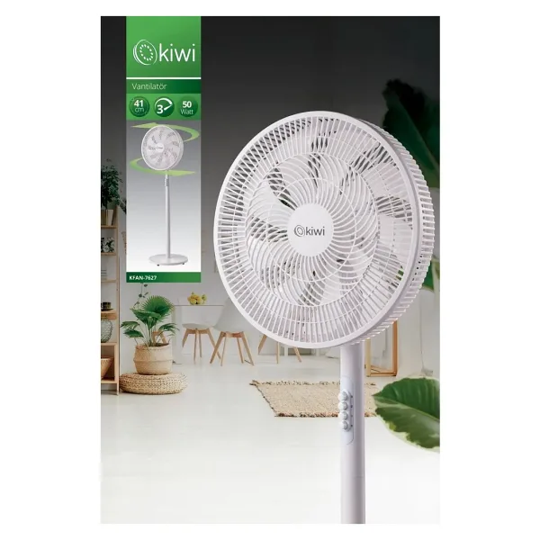 Kiwi KFAN-7627 Ayaklı Vantilatör