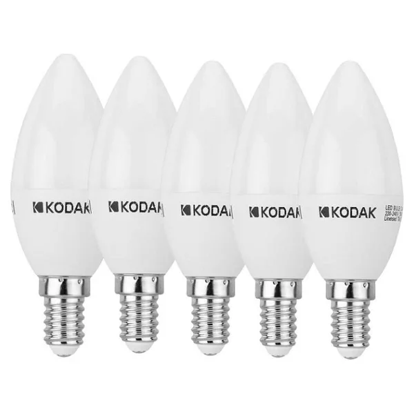 Kodak 3W 240 Lümen LED Sarı Işık Ampul 5 Adet - Beyaz