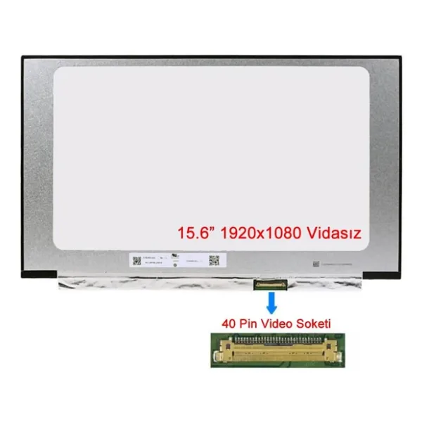 Lenovo LOQ 15IRH8 82XV00G6TX 15.6 inç 40 Pin IPS 144Hz Notebook Laptop LCD LED Ekran