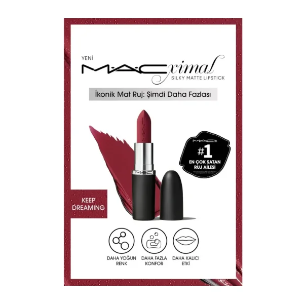 M.A.C Macximal Silky Matte Keep Dreaming Stick Ruj