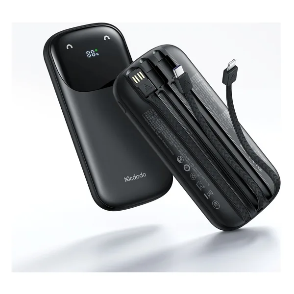 Mcdodo MC-8520 10000 mAh Hızlı Şarj Kablolu Powerbank