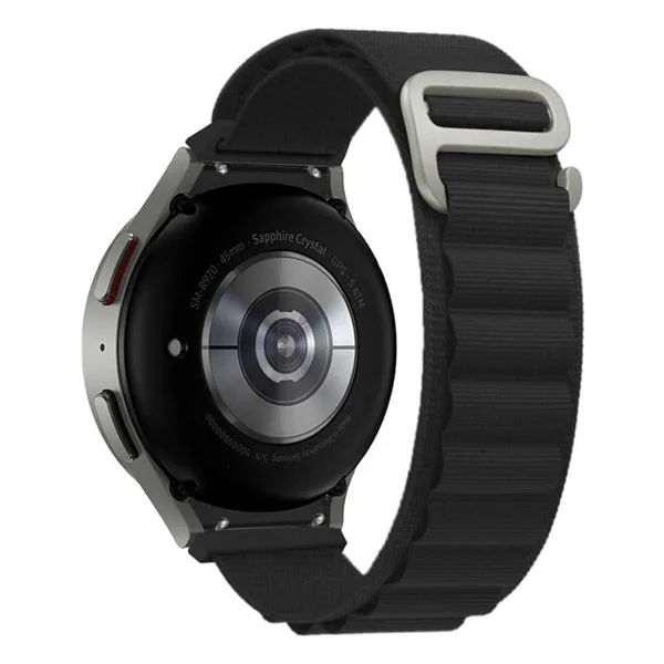 Microsonic Huawei Watch GT3 46mm Alpine Loop Siyah Kordon