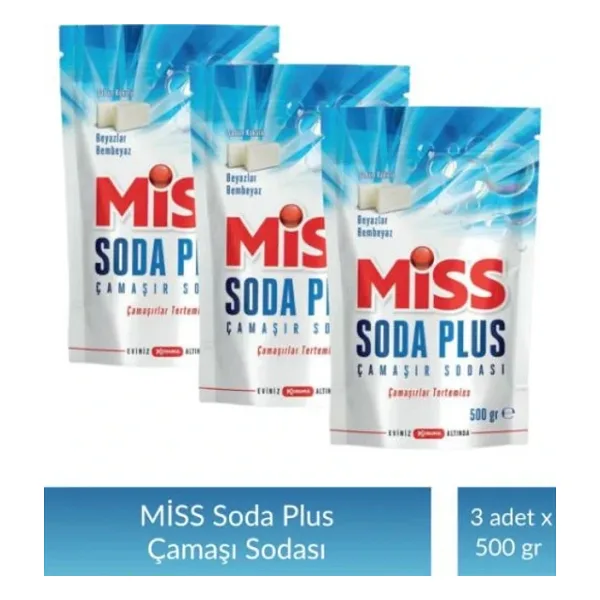 Miss Soda Plus 500 Gr X 3 Adet