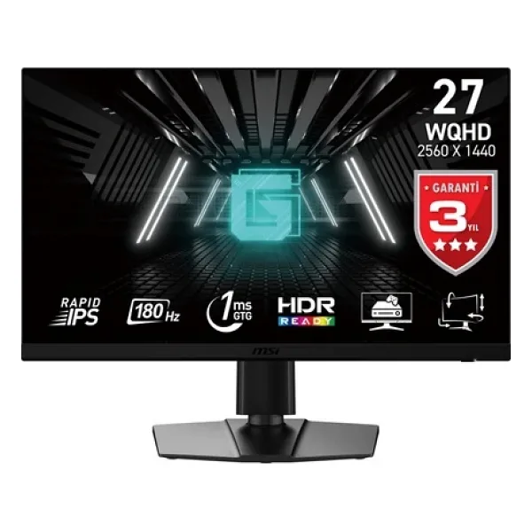 MSI G272QPF E2 27" 1 ms 2K Pivot IPS 180 Hz Oyuncu Monitörü