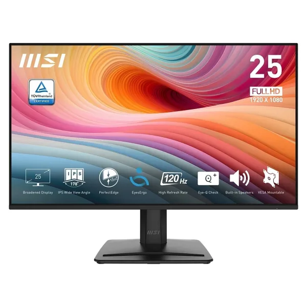 MSI PRO MP251 E2 24.5" 1 ms Full HD IPS 120 Hz Monitör