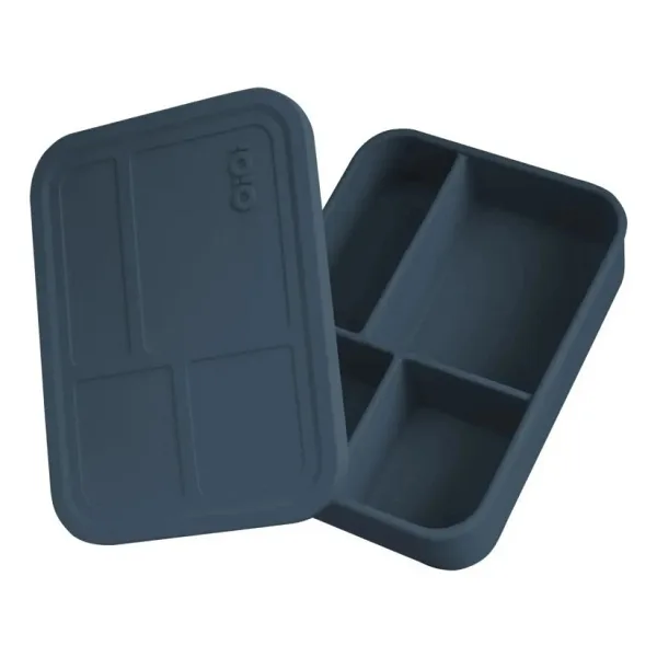 OİOİ Bento Lacivert 1300 ml Bölmeli Beslenme Kutusu
