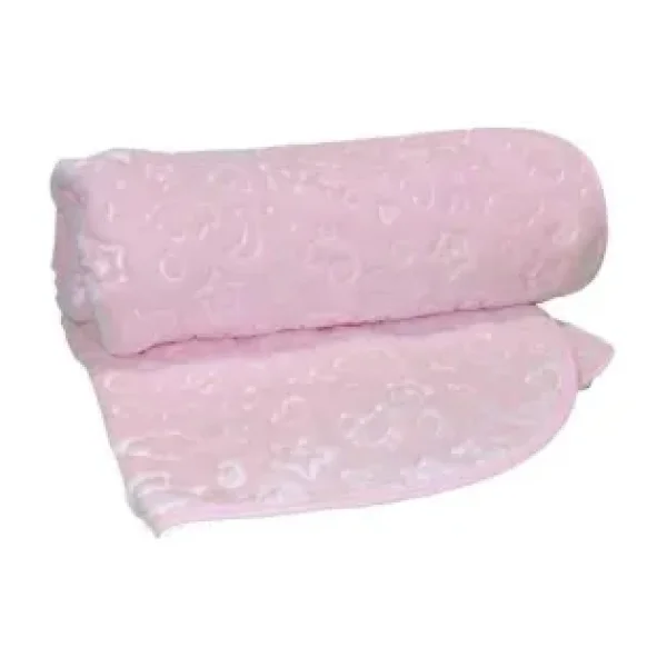 Özdilek Embos Peluş Pembe Bebek Battaniyesi
