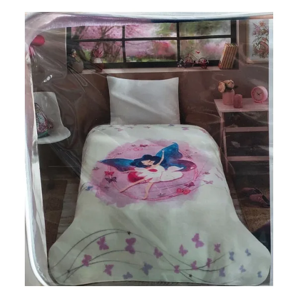 Özdilek Prime Tek Kişilik Çocuk Battaniye (155x215)-Fairies Yeni