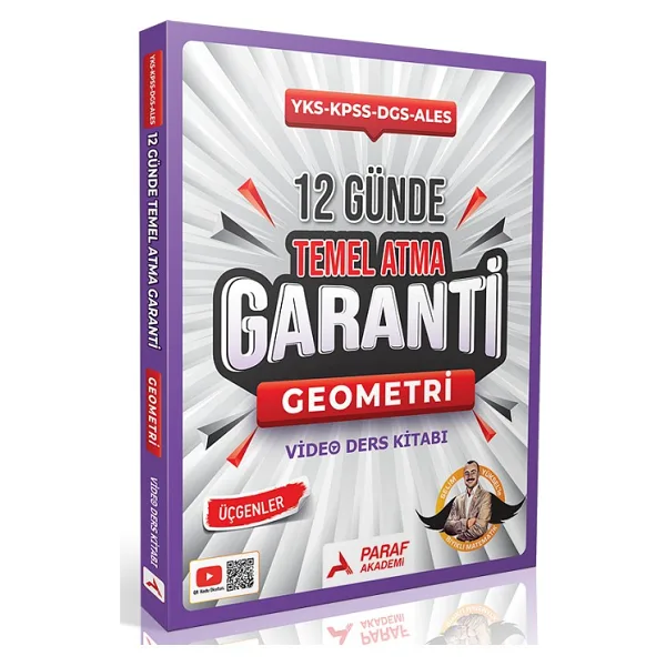 Paraf Akademi Yks Kpss Dgs Ales Bıyıklı Matematik Geometri 12 Günde Temel Atma Garanti Video Ders Kitabı - Selim Yüksel Paraf Akademi Yayınları