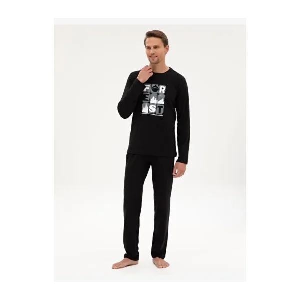 Pierre Cardin Erkek Siyah Pijama Takımı 50322655-001