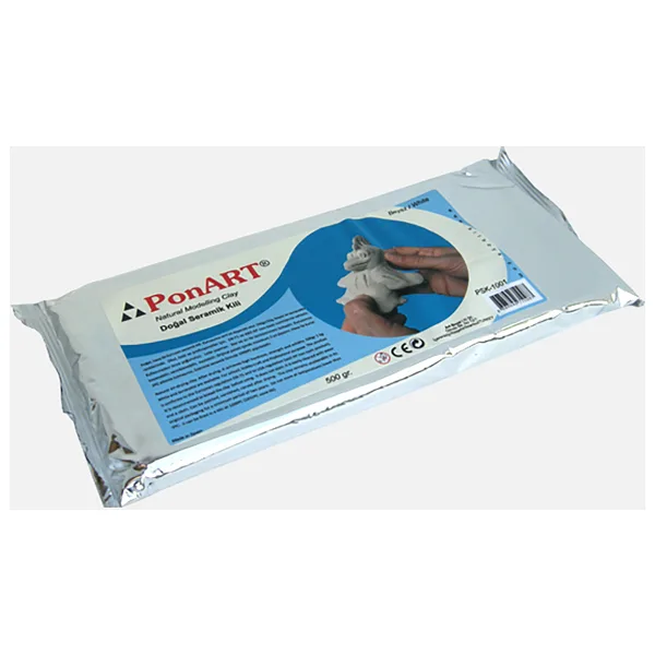 PonART 500 gr Beyaz Seramik Hamuru