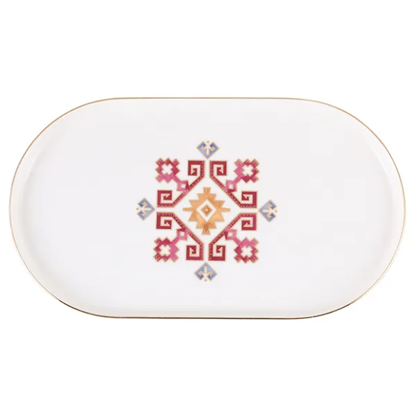 Porland Arabesque Serisi 28 cm Kayık Tabak