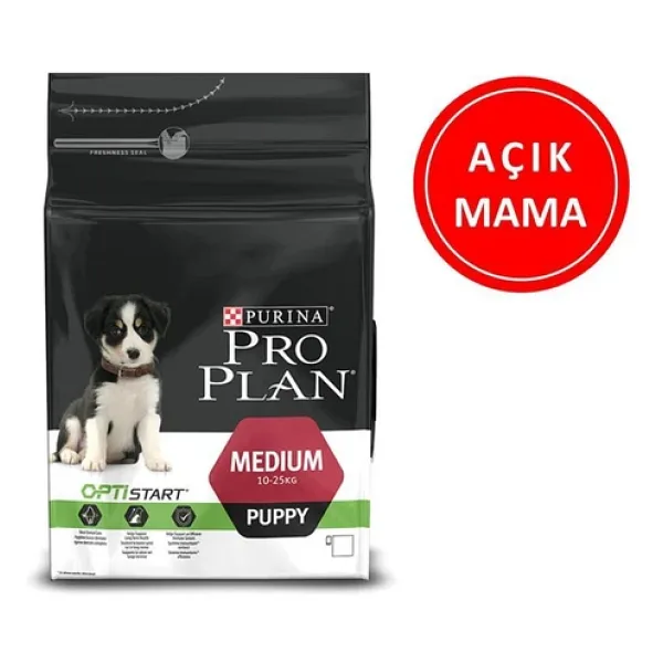 Pro Plan Medium Puppy Tavuklu 1 kg Orta Irk Yavru Köpek Maması - Açık Paket